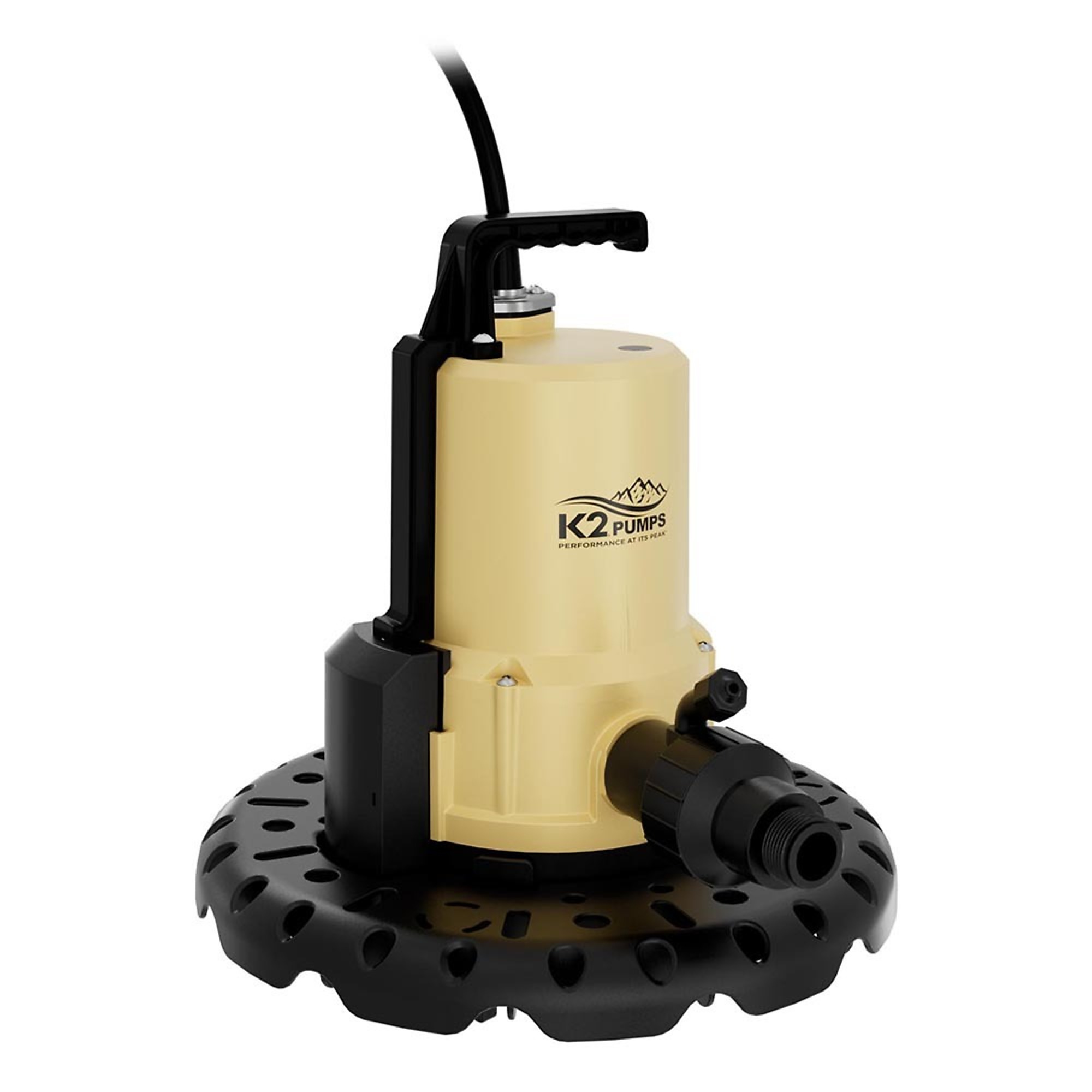 K2 1/4 HP Automatic Pool Cover Pump, Max. Flow 1800 GPH, Port Size 1 in, Model# UTA02502APK